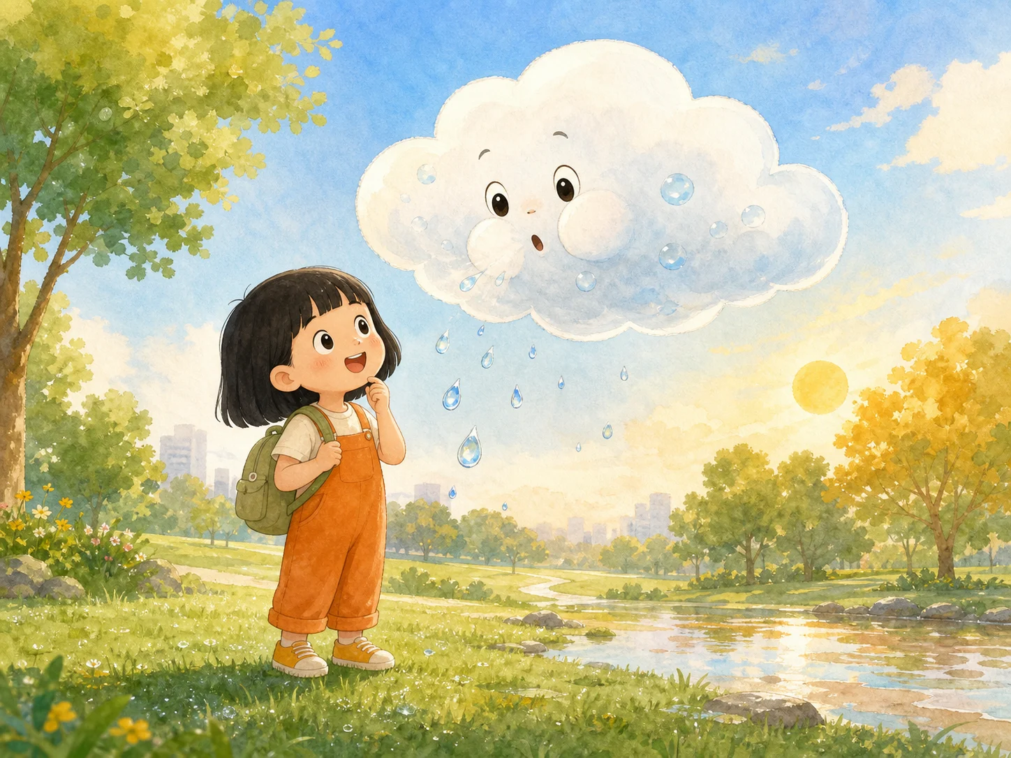会打喷嚏的云朵